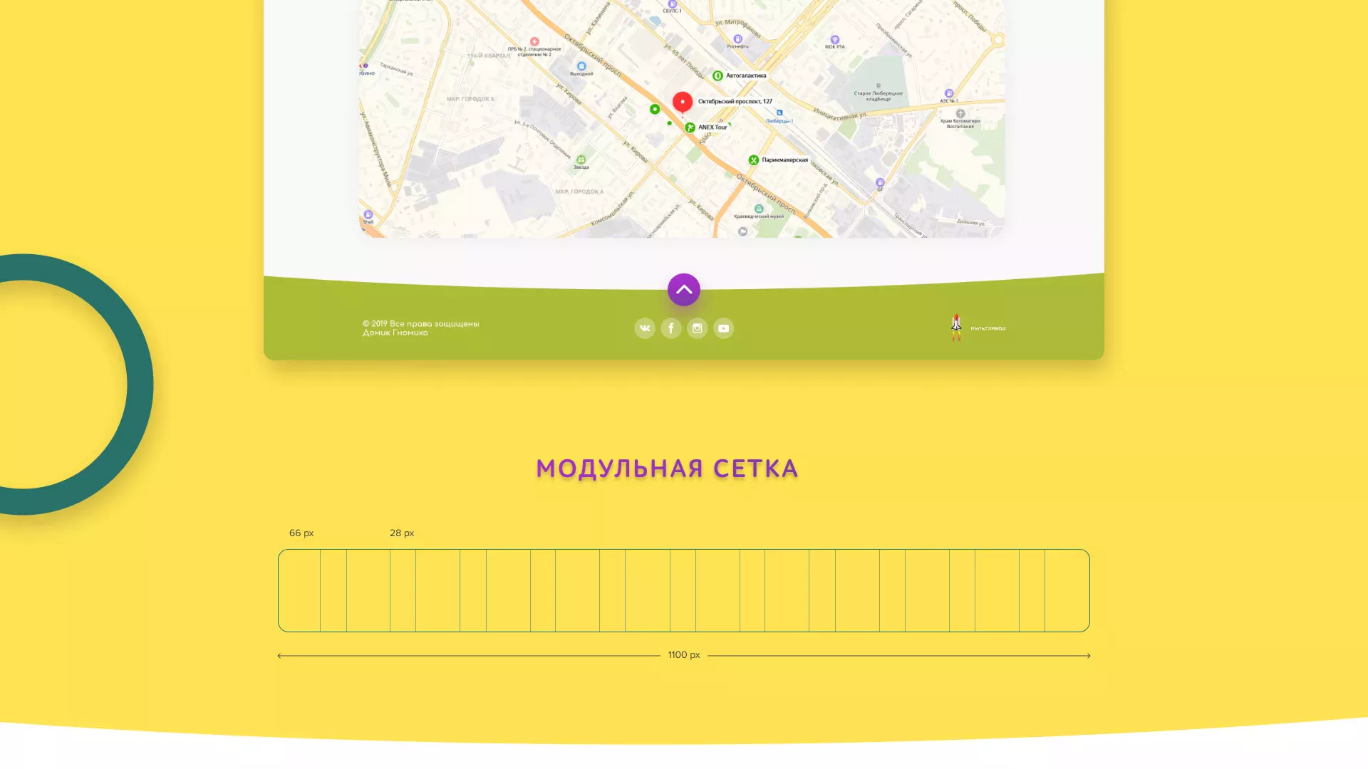 Разработка сайта детского активити-клуба «Домик гномика» в Архангельске